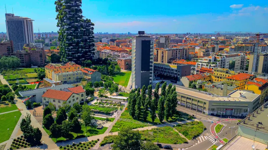 Ekologický projekt Bosco Verticale Milano
