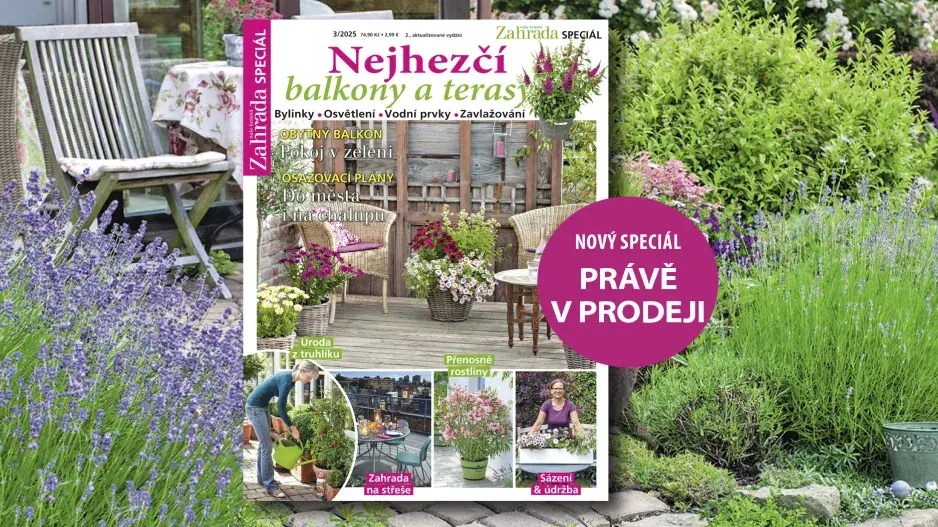 Naše krásná zahrada speciál Nejhezčí balkony a terasa