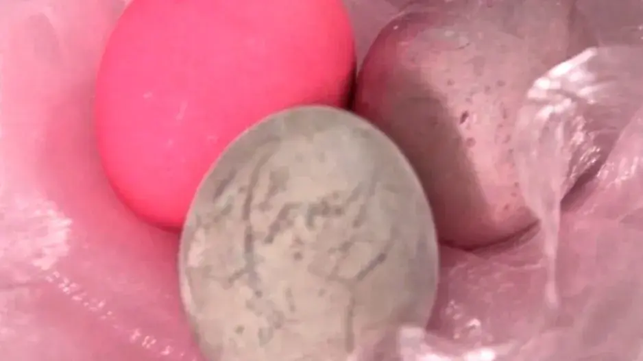 Vejce s netradičním vzorem