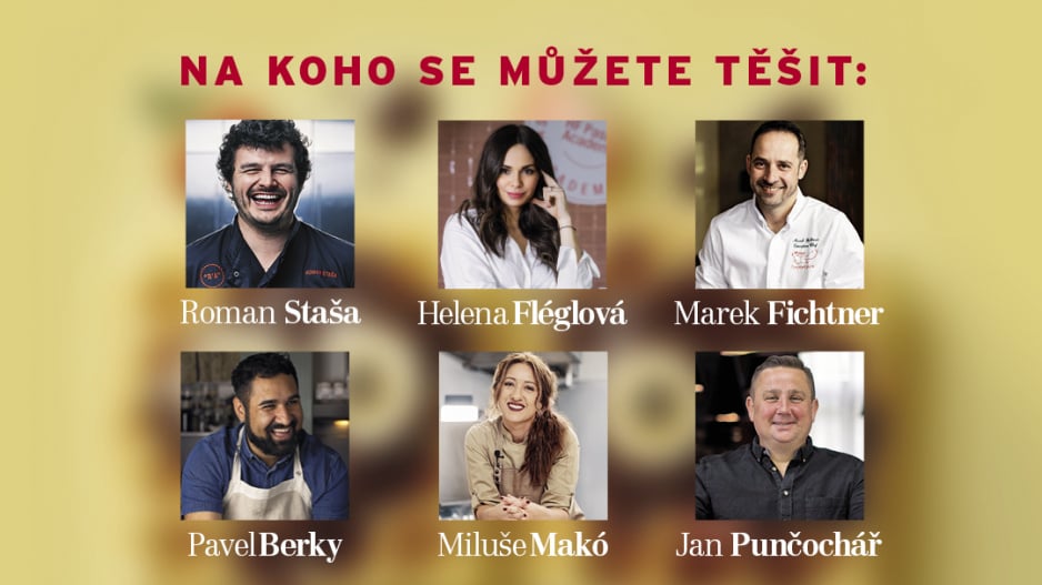 Na Apetit pikniku 2025 představí své kulinářské umění Helena Fléglová, Pavel Berky, Jan Punčochář nebo Roman Staša.