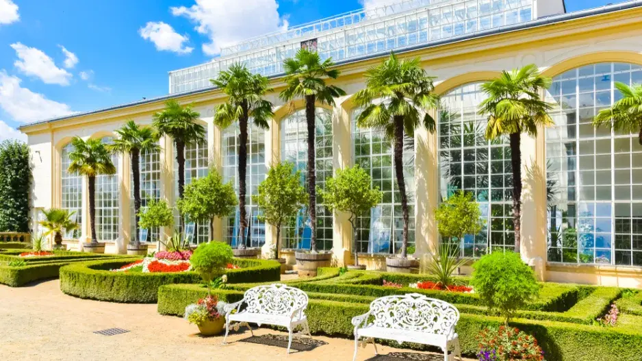 Skleníky v Květné zahradě 