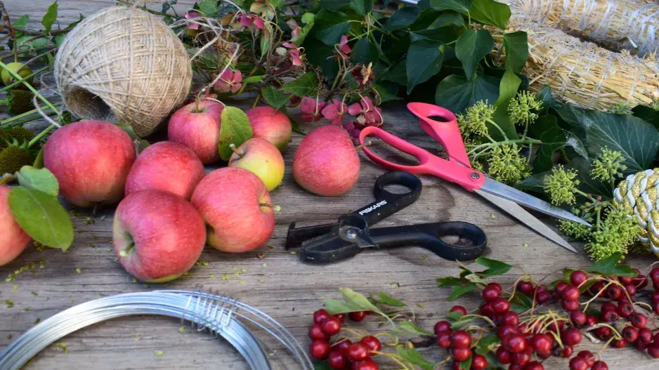 Podzimní věnec DIY Podzimní věnec DIY