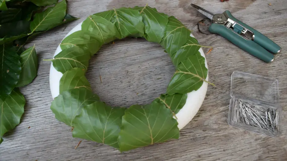 věnec z habru DIY