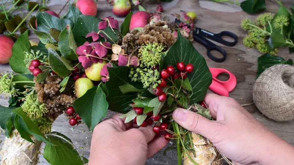 Podzimní věnec DIY Podzimní věnec DIY