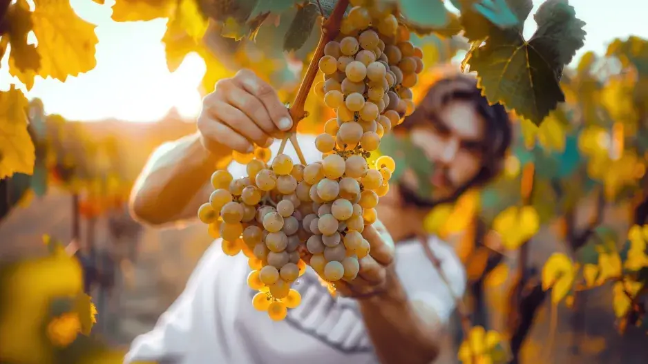 Vinná réva na podzim 