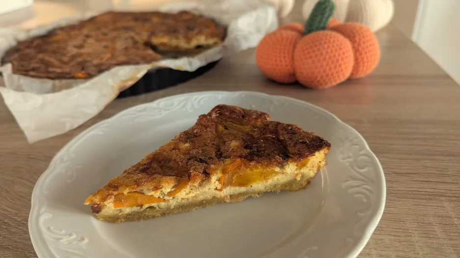 Recept na slaný dýňový koláč