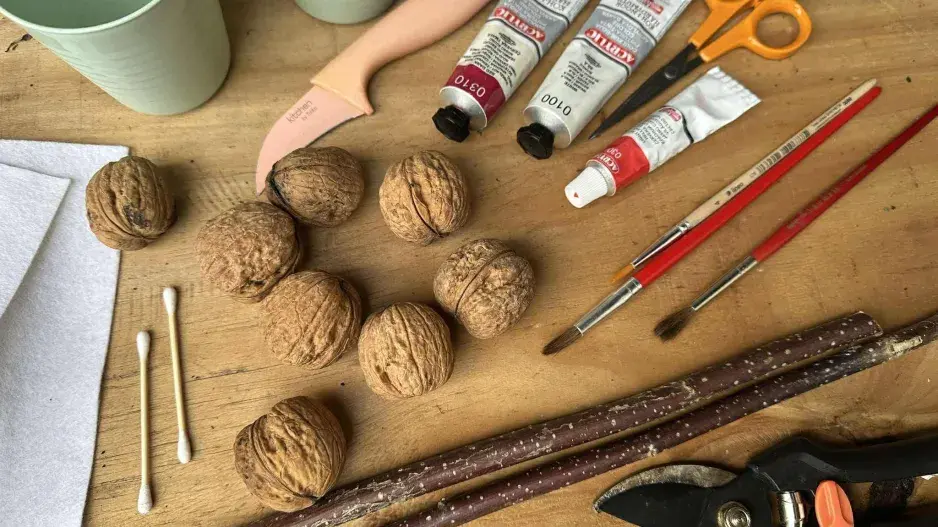 muchomůrky z ořechů muchomůrky z ořechů