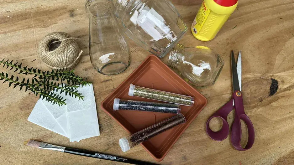 Lucerny ze zavařovaček DIY