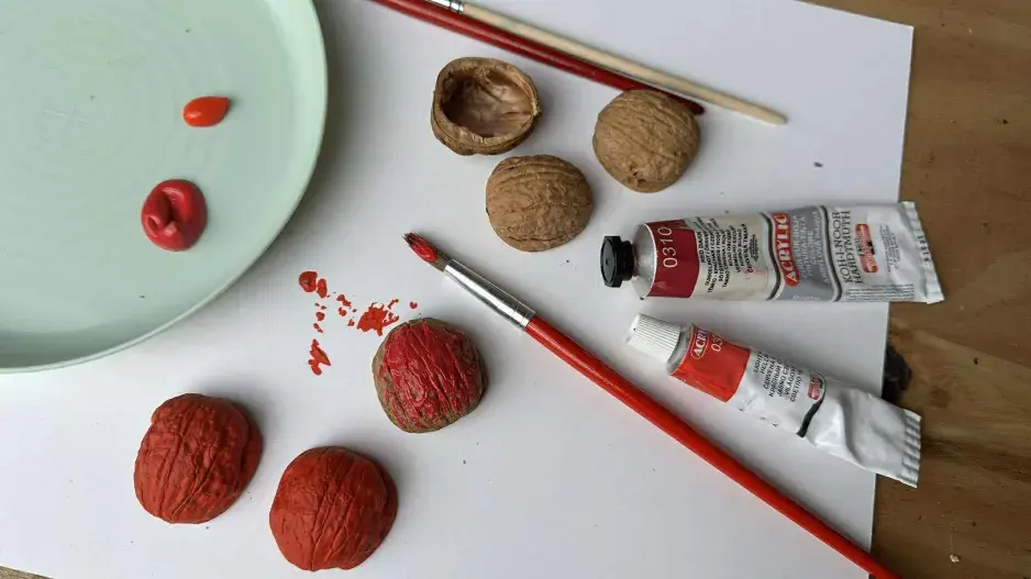 muchomůrky z ořechů muchomůrky z ořechů