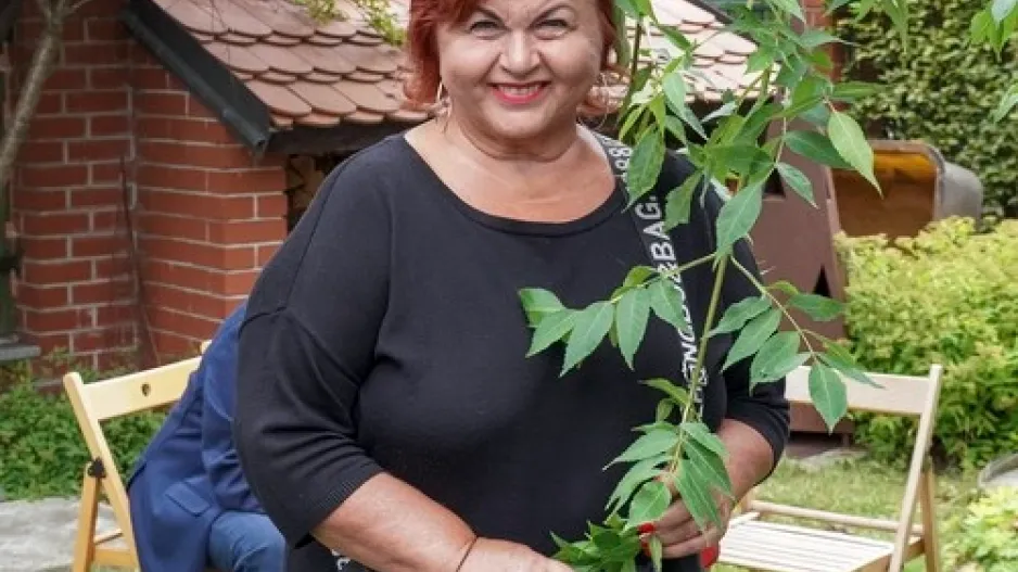 Hanka Křížková a její terasová zahrada