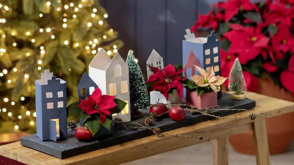 vánoční domečky DIY