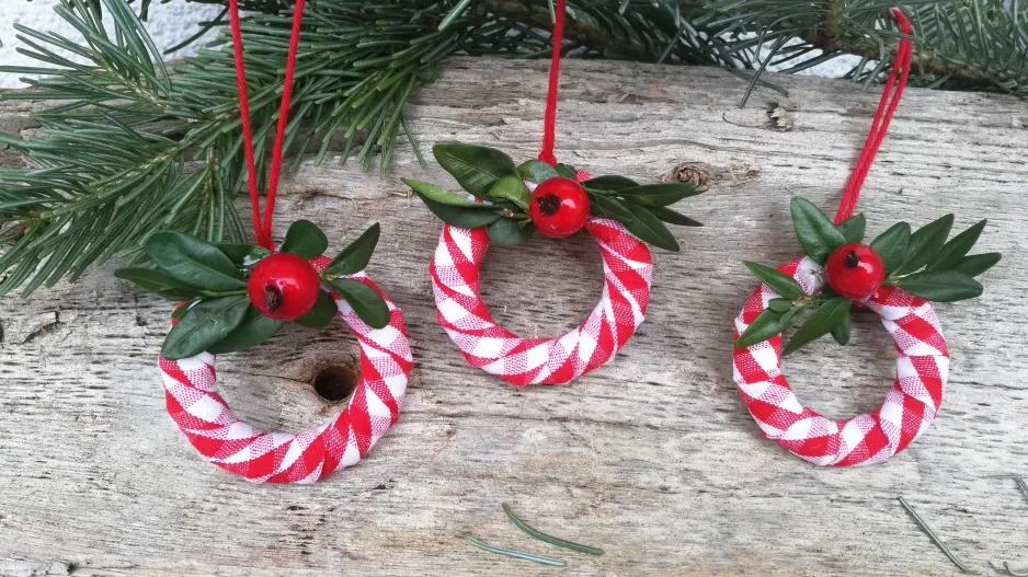 vánoční ozdoby DIY