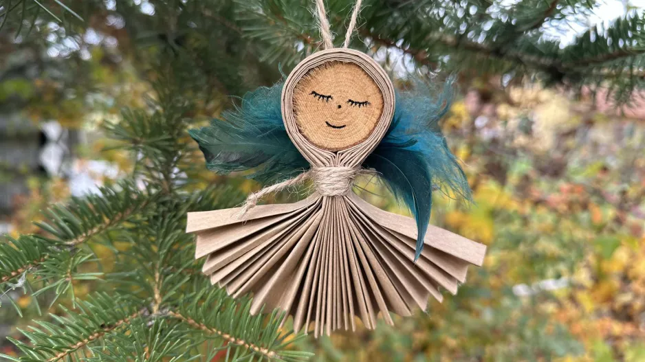 vánoční anděl DIY