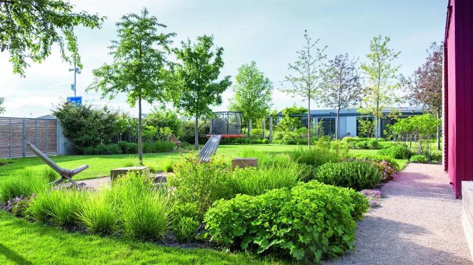 Zahrada s tělocvičnou