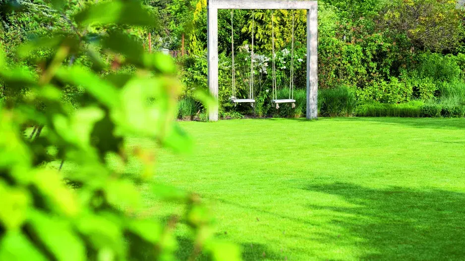 Zahrada s tělocvičnou