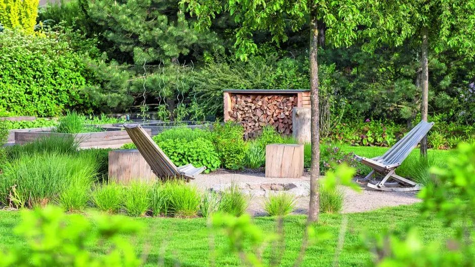 Zahrada s tělocvičnou