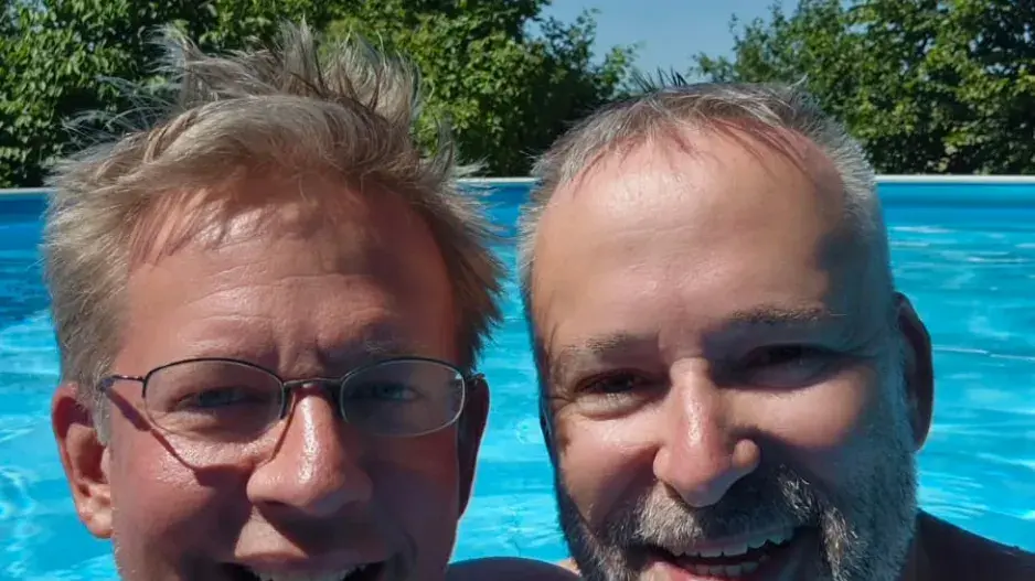 Aleš Cibulka a jeho zahradní relax na chalupě