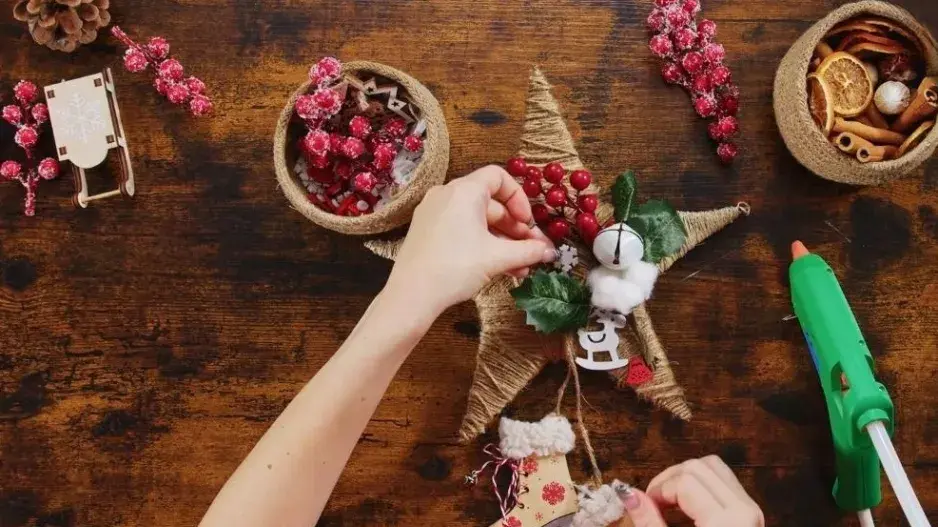 Výroba hvězdy na dveře