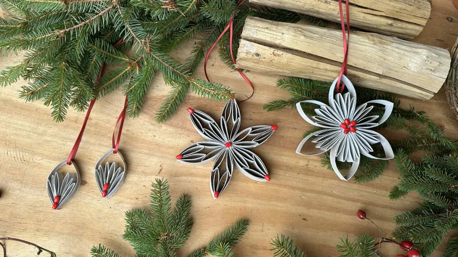 vánoční ozdoby DIY