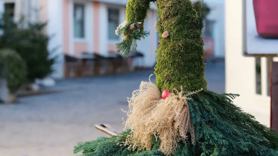 Mechové dekorace