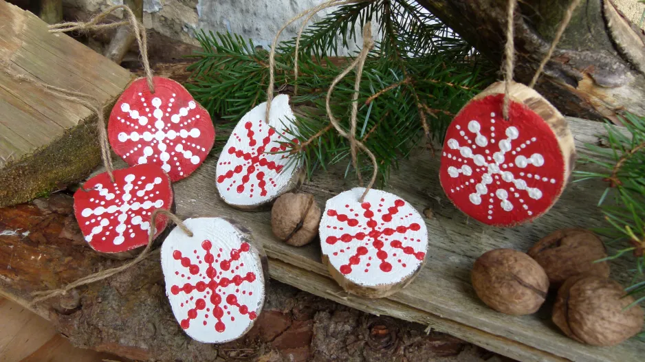 vánoční ozdoby DIY