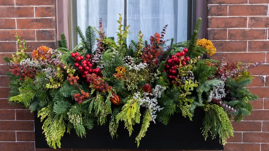 Vánoční truhlíky