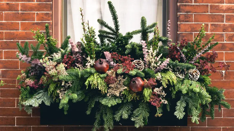 Vánoční truhlíky