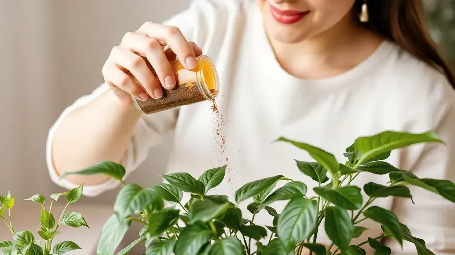 Vliv koření na pokojovky