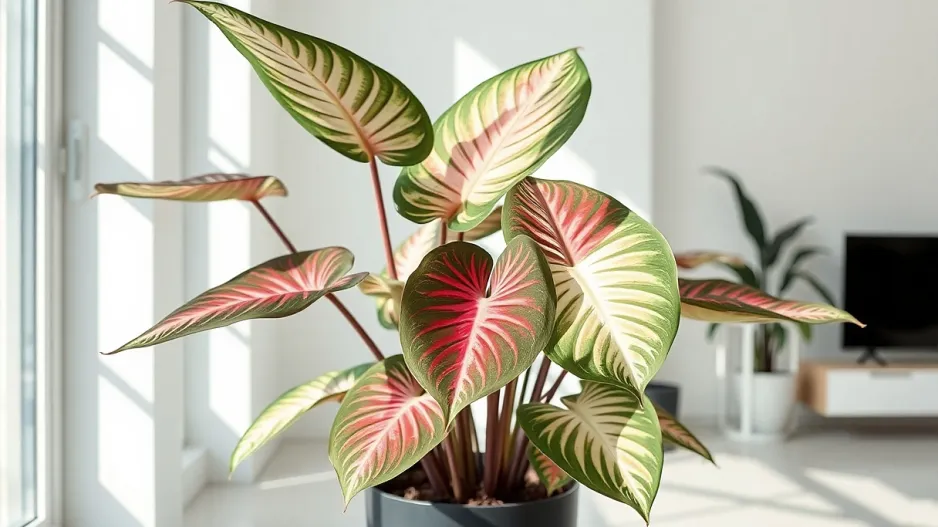 Kaládium neboli užovník (Caladium bicolor) 