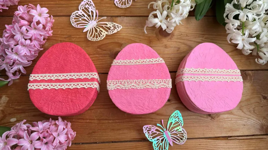 DIY kraslice z kartonu