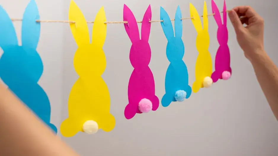 Zaječí girlanda: Nejkrásnější nápady pro velikonoční výzdobu