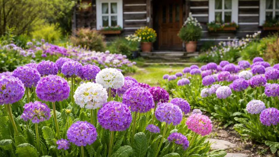 Prvosenka zoubkatá (Primula denticulata)
