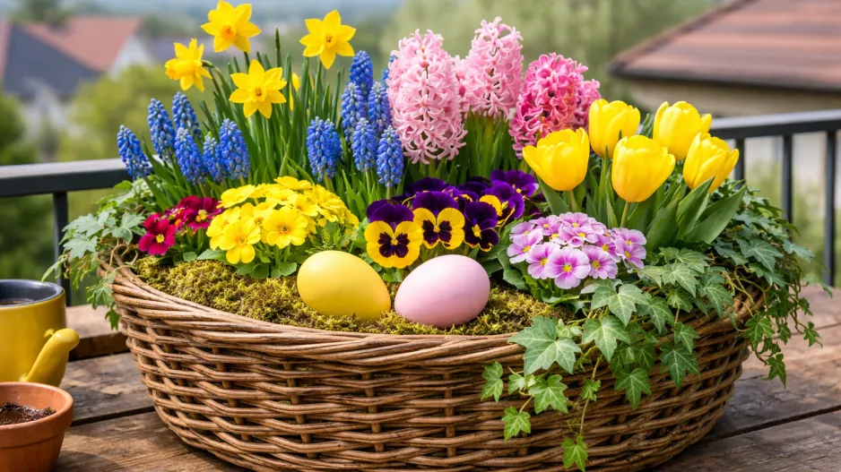 velikonoční košík