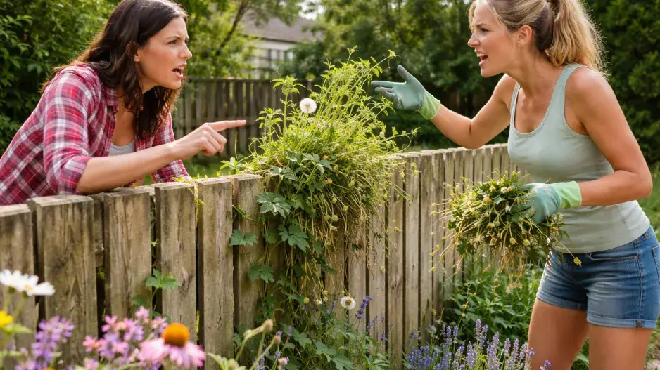 Šíření plevele ze sousední zahrady