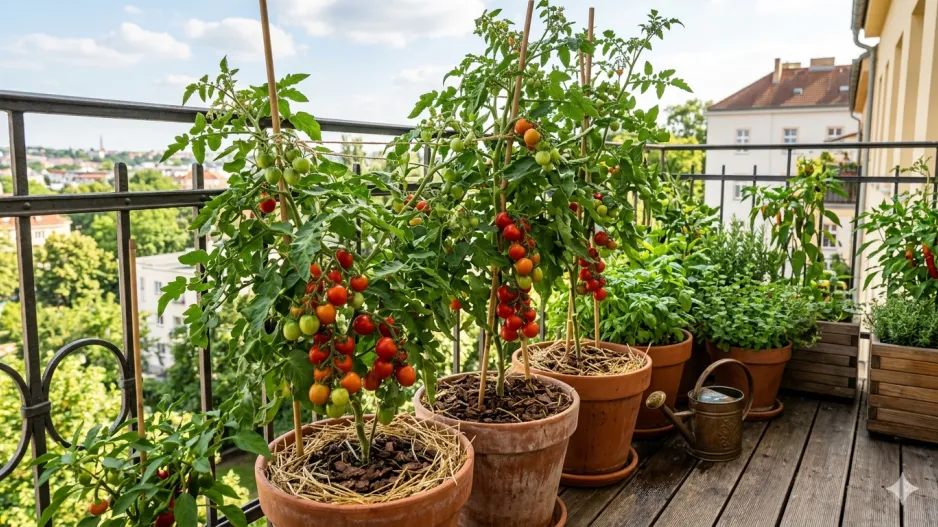 Rostliny na balkoně 