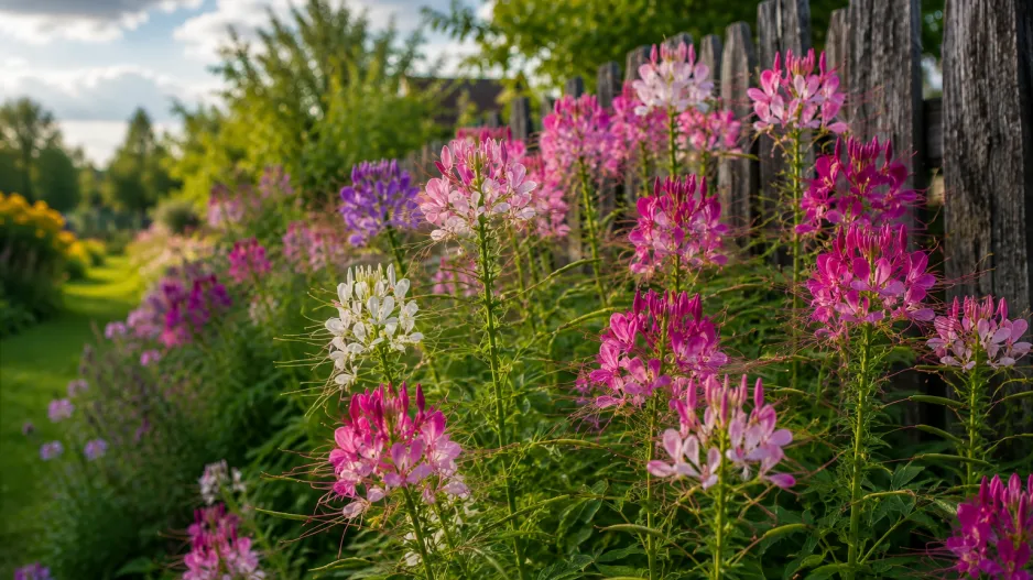 Luštěnice trnitá (Cleome spinosa)