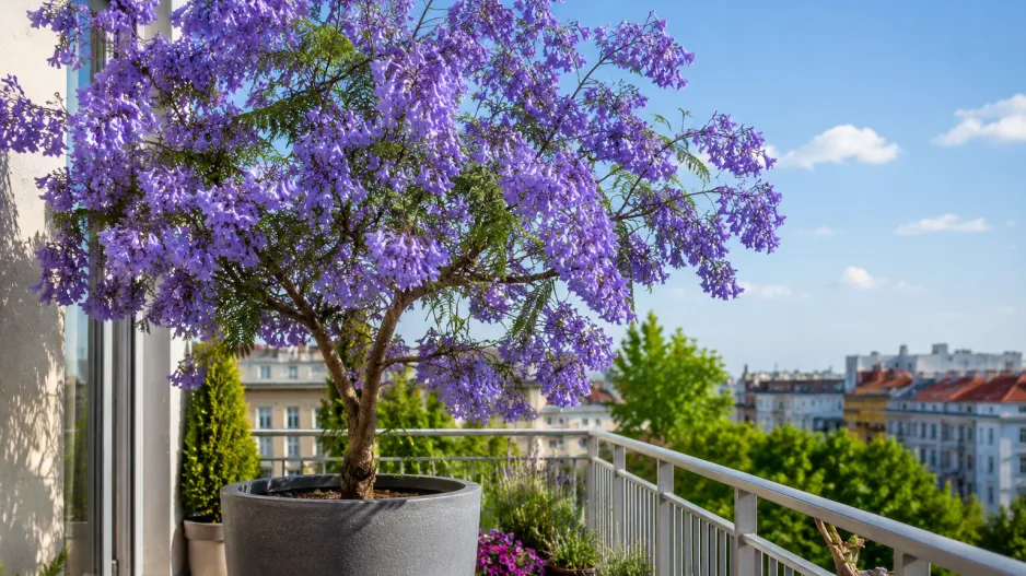 Žakaranda mimózolistá (Jacaranda mimosifolia)