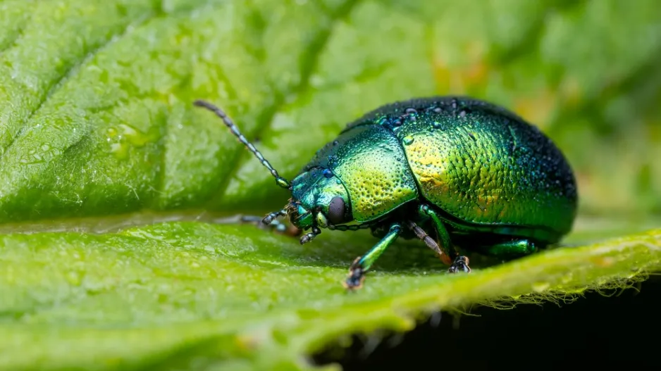 Mandelinka mátová (Chrysolina herbacea)