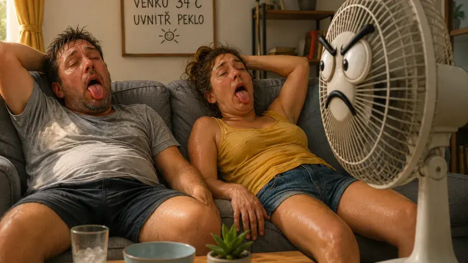 Ochlazování domácnosti pomocí ventilátoru