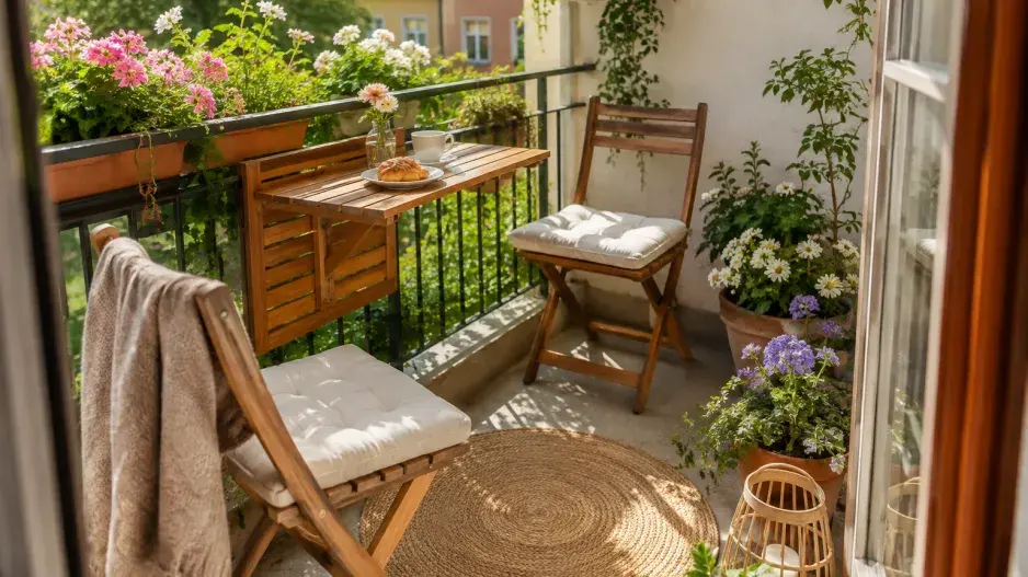 Stolek na balkon
