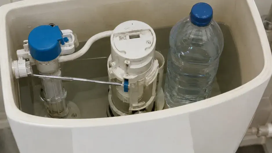 Trik na úsporu vody na WC. Vložte do nádržky PET lahev