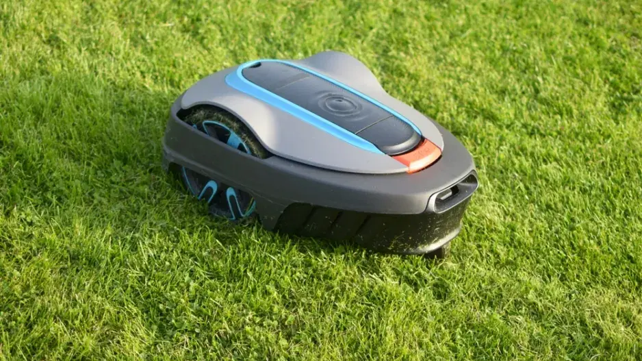 Zazimování robotické sekačky