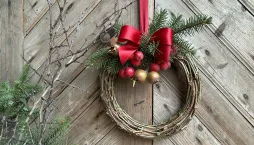 věnec z přísavníku DIY