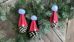 vánoční skřítci DIY