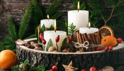 Přírodní dekorace na Vánoce 