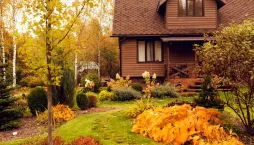 podzimní barvy v zahradě