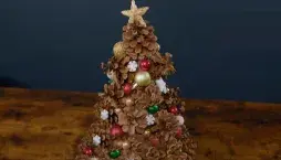 Návod na výrobu stromku ze šišek