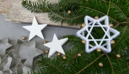 vánoční hvězda DIY