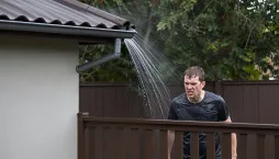 Odvod dešťové vody z pozemku z pohledu zákona