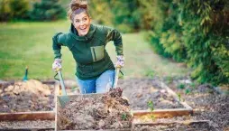 Práce na zahradě v březnu